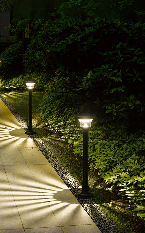 Led zonne-padverlichting buiten