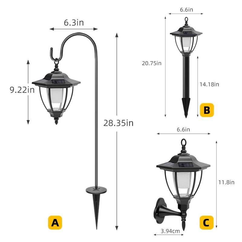 Buiten waterdicht Palace Retro zonne-licht