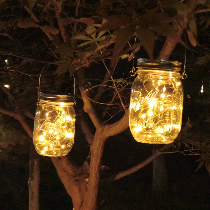 Zonnelandschap Mason Jar Can Lights