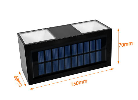 Buitenwandlampen op zonne-energie waterdicht