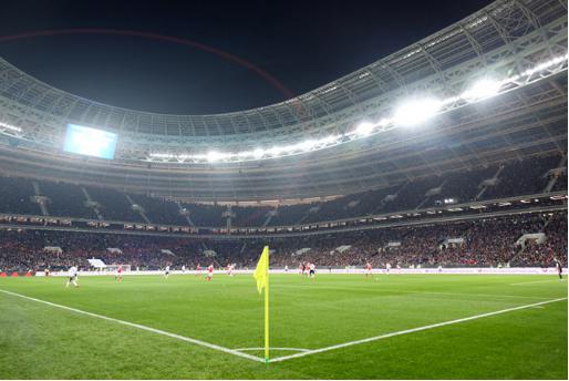 Het WK gaat vanavond van start en LED verlicht de 2018 World Cup Arena